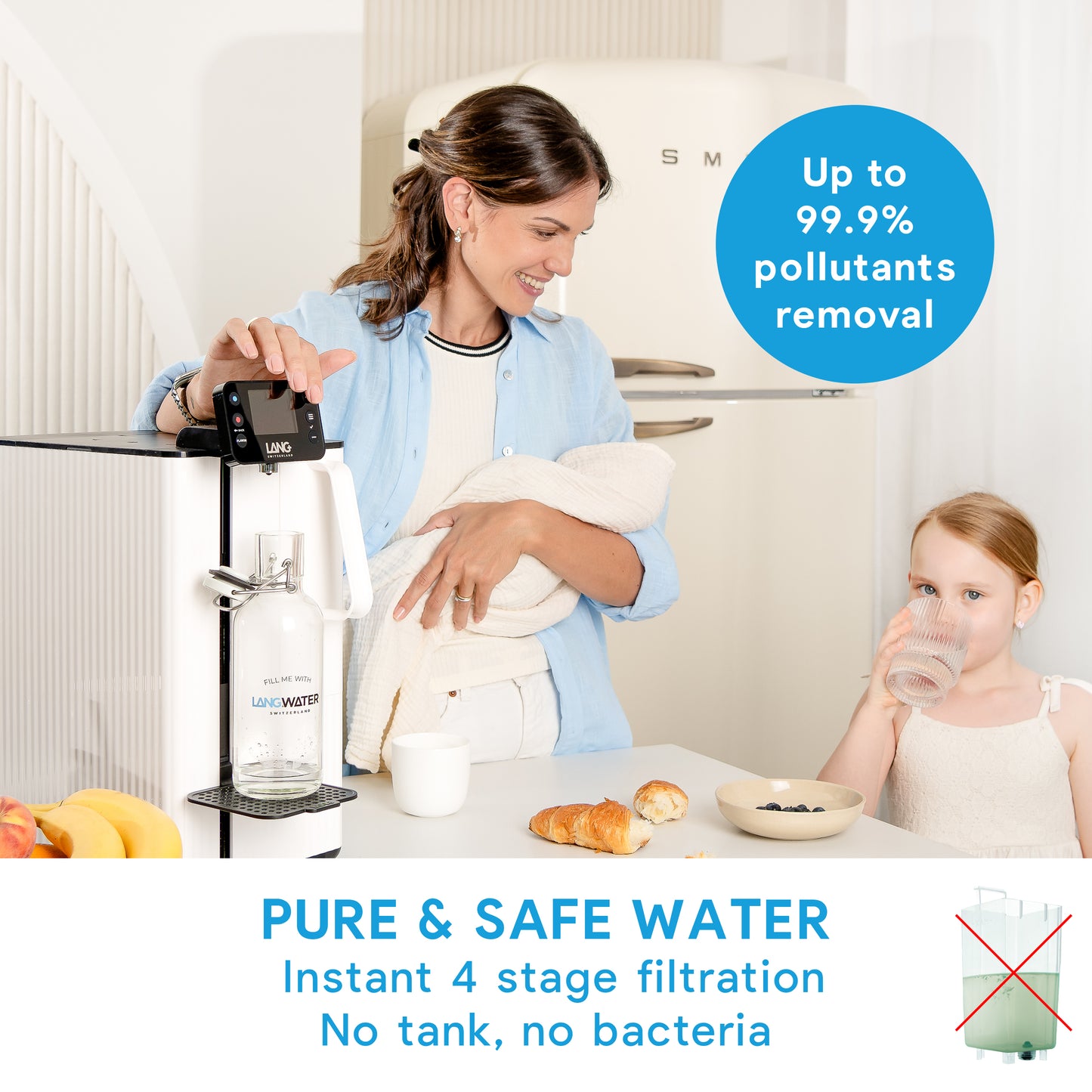TheWell 2 Starter Kit + Orange - Countertop Reverse Osmosis filter with Minerals (UK)