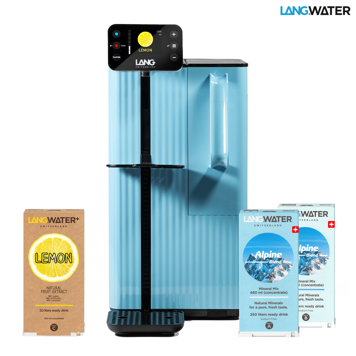 TheWell 2 Starter Kit + Lemon - Countertop Reverse Osmosis filter with Minerals (UK)