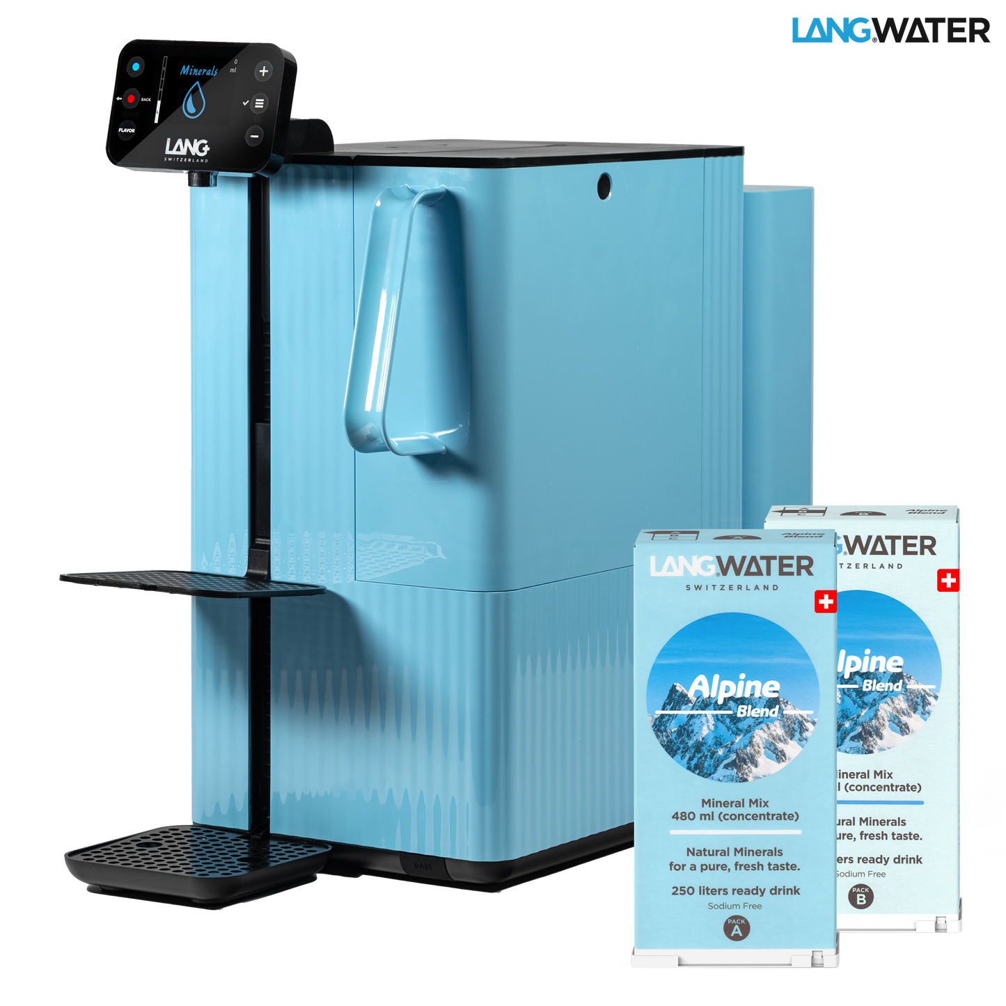 Countertop Reverse Osmosis filter with Minerals - TheWell 2 Starter Kit (UK)