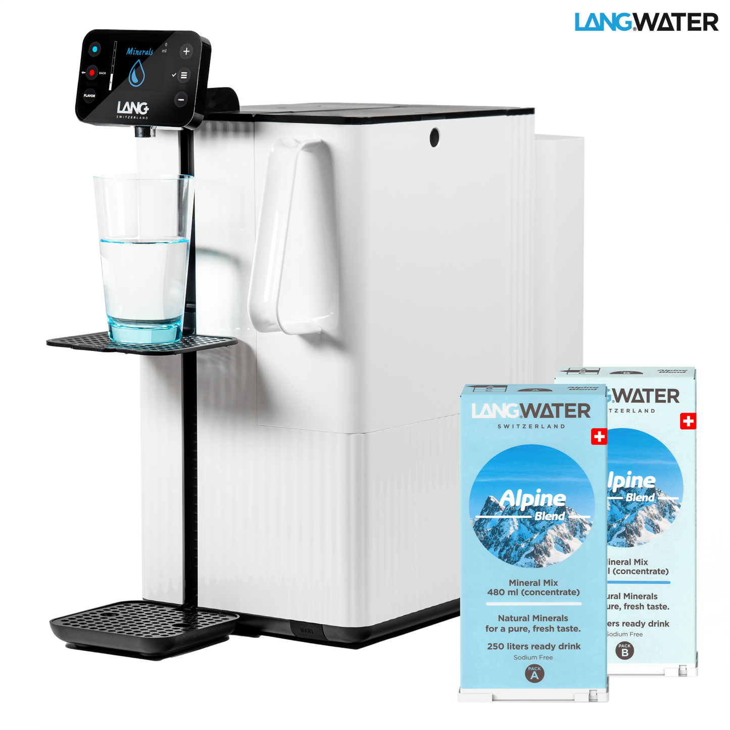 Countertop Reverse Osmosis filter with Minerals - TheWell 2 Starter Kit (UK)
