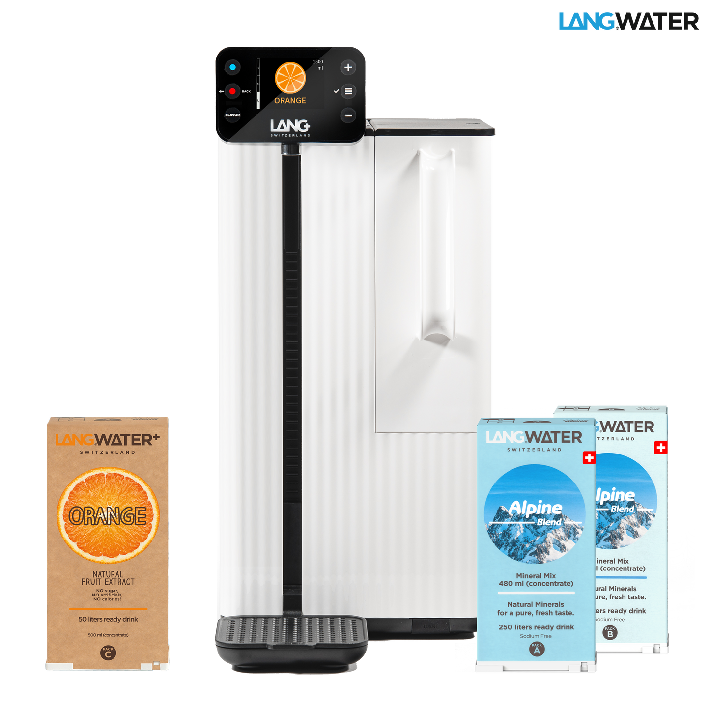 TheWell 2 Starter Kit + Orange - Countertop Reverse Osmosis filter with Minerals (UK)