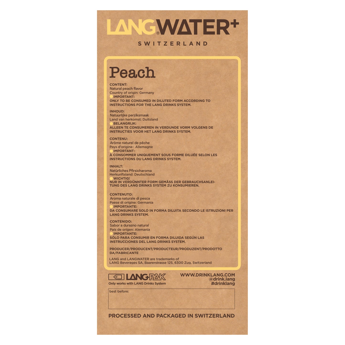 Langwater+ Peach (UK)