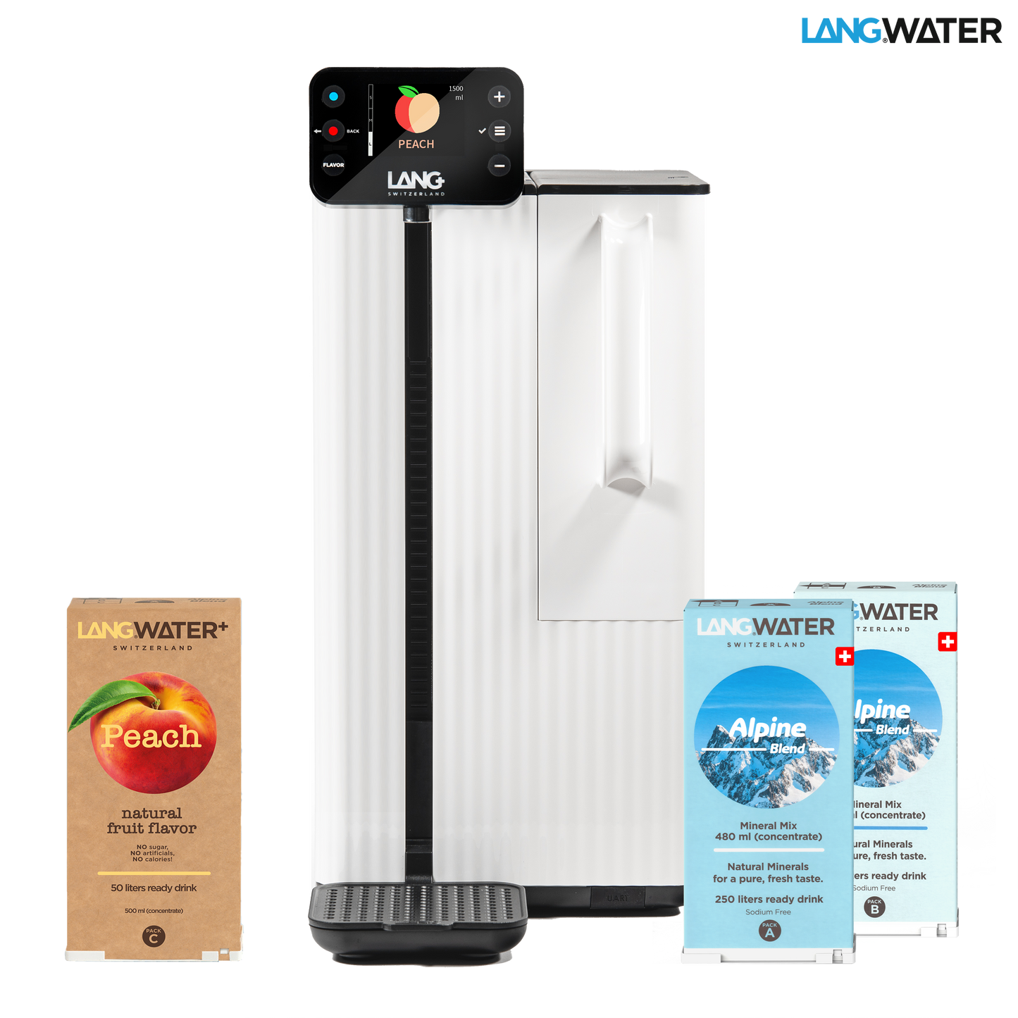 TheWell 2 Starter Kit + Peach - Countertop Reverse Osmosis filter with Minerals (UK)