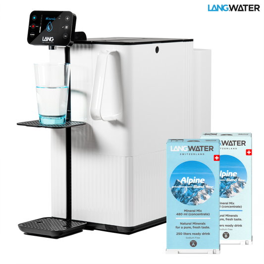 Countertop Reverse Osmosis filter with Minerals - TheWell 2 Starter Kit (UK)