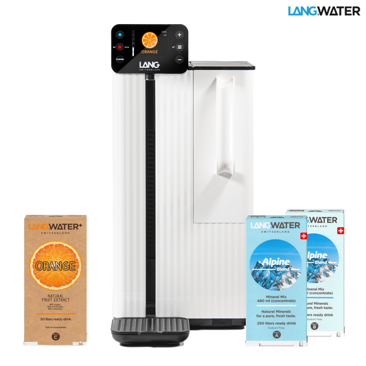 TheWell 2 Starter Kit + Orange - Countertop Reverse Osmosis filter with Minerals (UK)