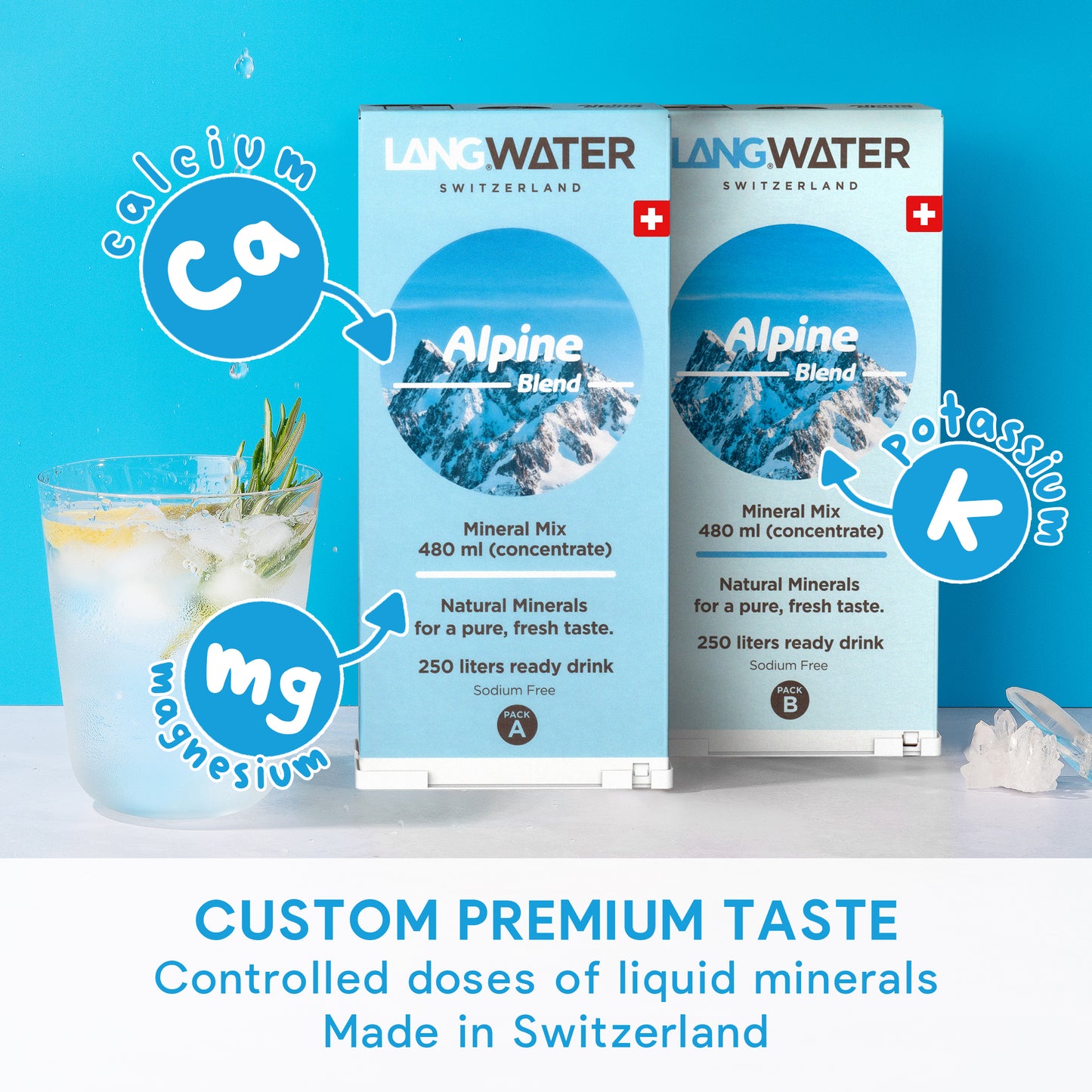 Countertop Reverse Osmosis Water Filter with Minerals - TheWell 2 Starter Kit  (UK)