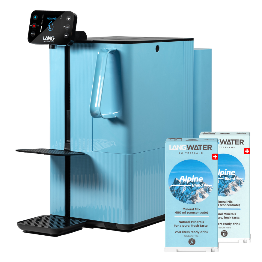 Reverse Osmosis Water Filter with Minerals - TheWell 2 Starter Kit  (UK)