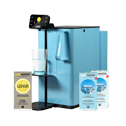 Countertop Reverse Osmosis filter with Minerals & Lemon Flavour - TheWell 2 Starter Kit  (UK)