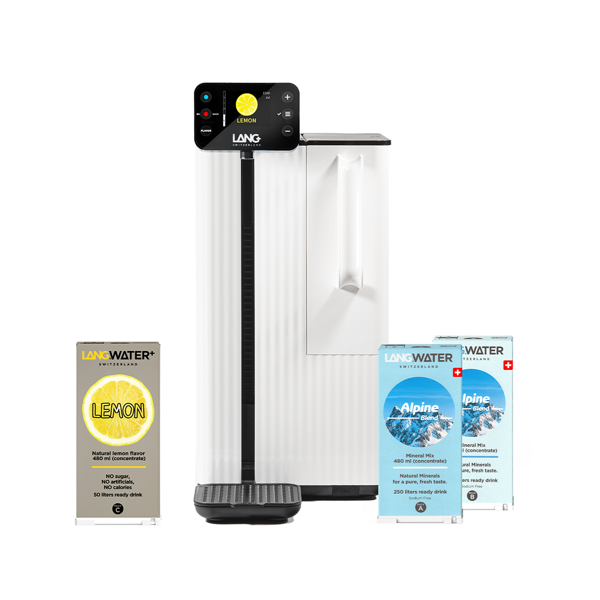 Countertop Reverse Osmosis filter with Minerals & Lemon Flavour - TheWell 2 Starter Kit  (UK)
