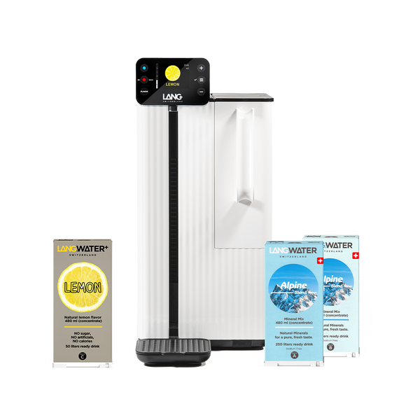 Countertop Reverse Osmosis filter with Minerals & Lemon Flavour - TheWell 2 Starter Kit  (UK)
