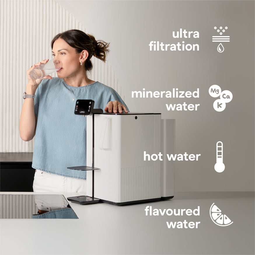Countertop Reverse Osmosis filter with Minerals & Lemon Flavour - TheWell 2 Starter Kit  (UK)
