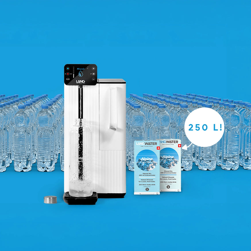 Reverse Osmosis Water Filter with Minerals - TheWell 2 Starter Kit  (UK)